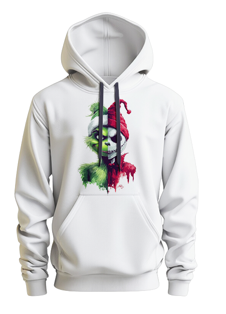 Hoodie humoristique - Grinch and Jack | Komic.ca
