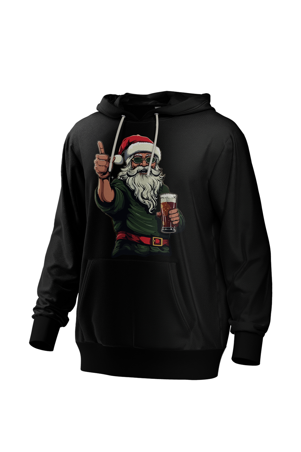 Hoodie humoristique - Santa claus with beer | Komic.ca