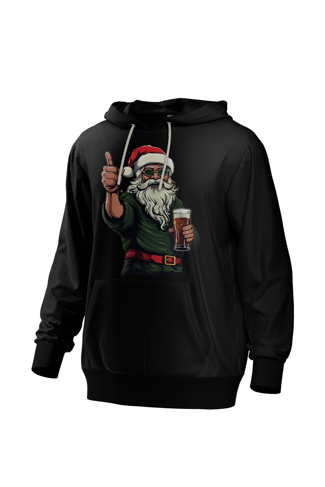 Hoodie humoristique - Santa claus with beer | Komic.ca