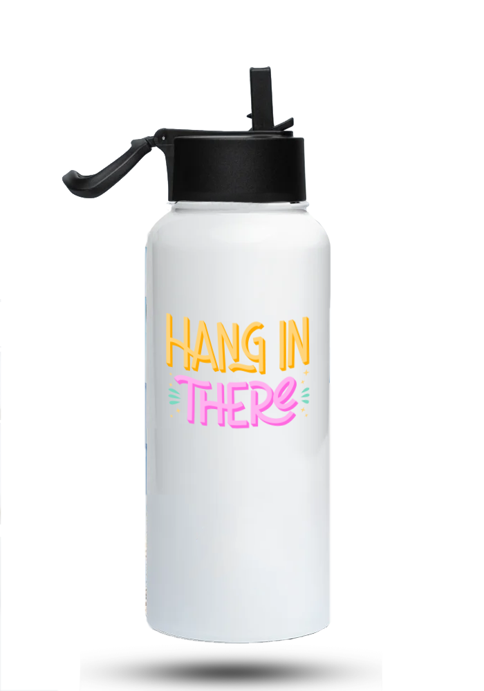 Bouteille d'eau humoristique - Hang in there | Komic.ca