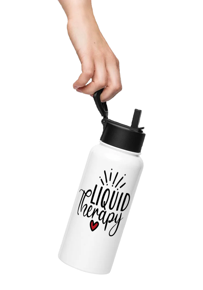Bouteille d'eau humoristique - Liquid therapy | Komic.ca