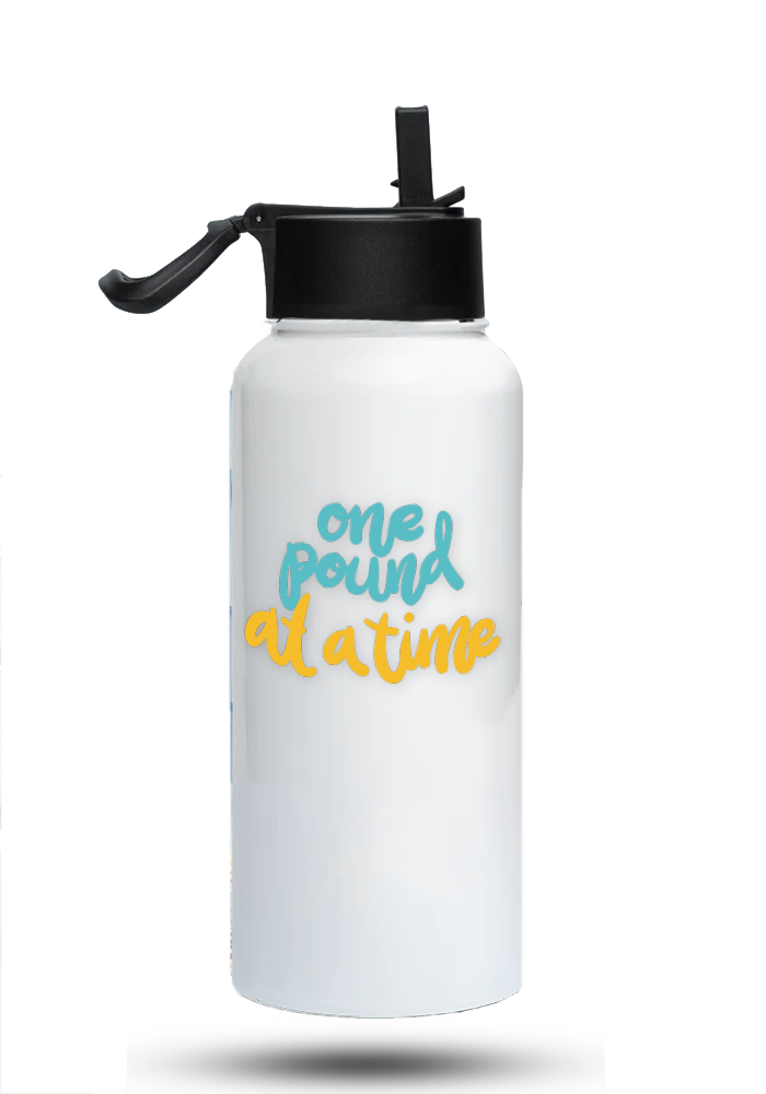 Bouteille d'eau humoristique - One pound at a time | Komic.ca