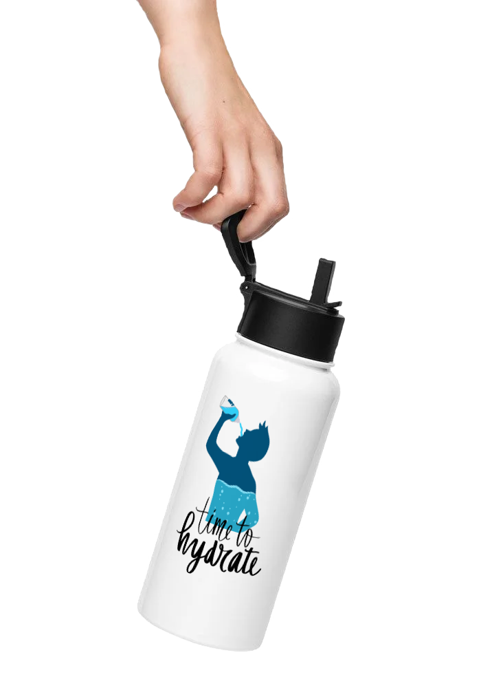 Bouteille d'eau humoristique - Time to hydrate | Komic.ca