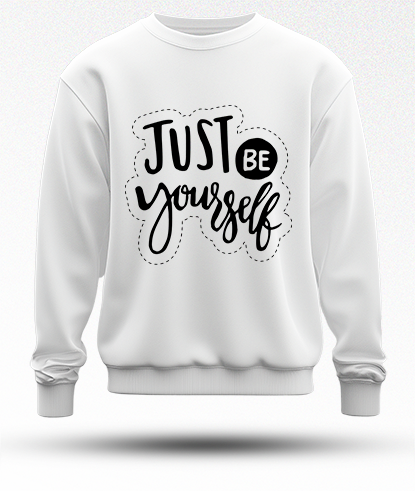 Chandail/Sweat humoristique - Just be yourself | Komic.ca