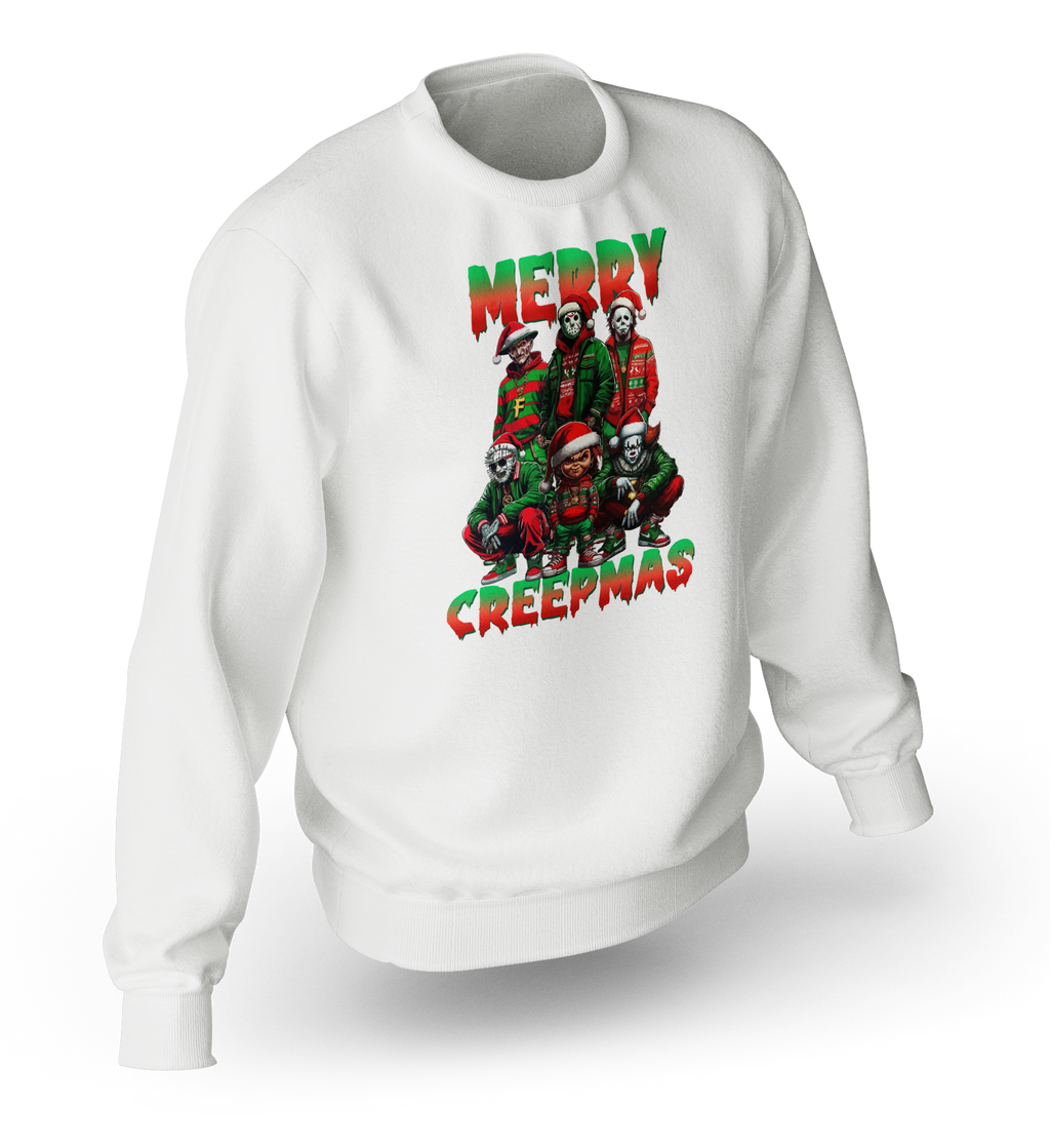 Crewneck/sweat humoristique - Merry creepmas | Komic.ca