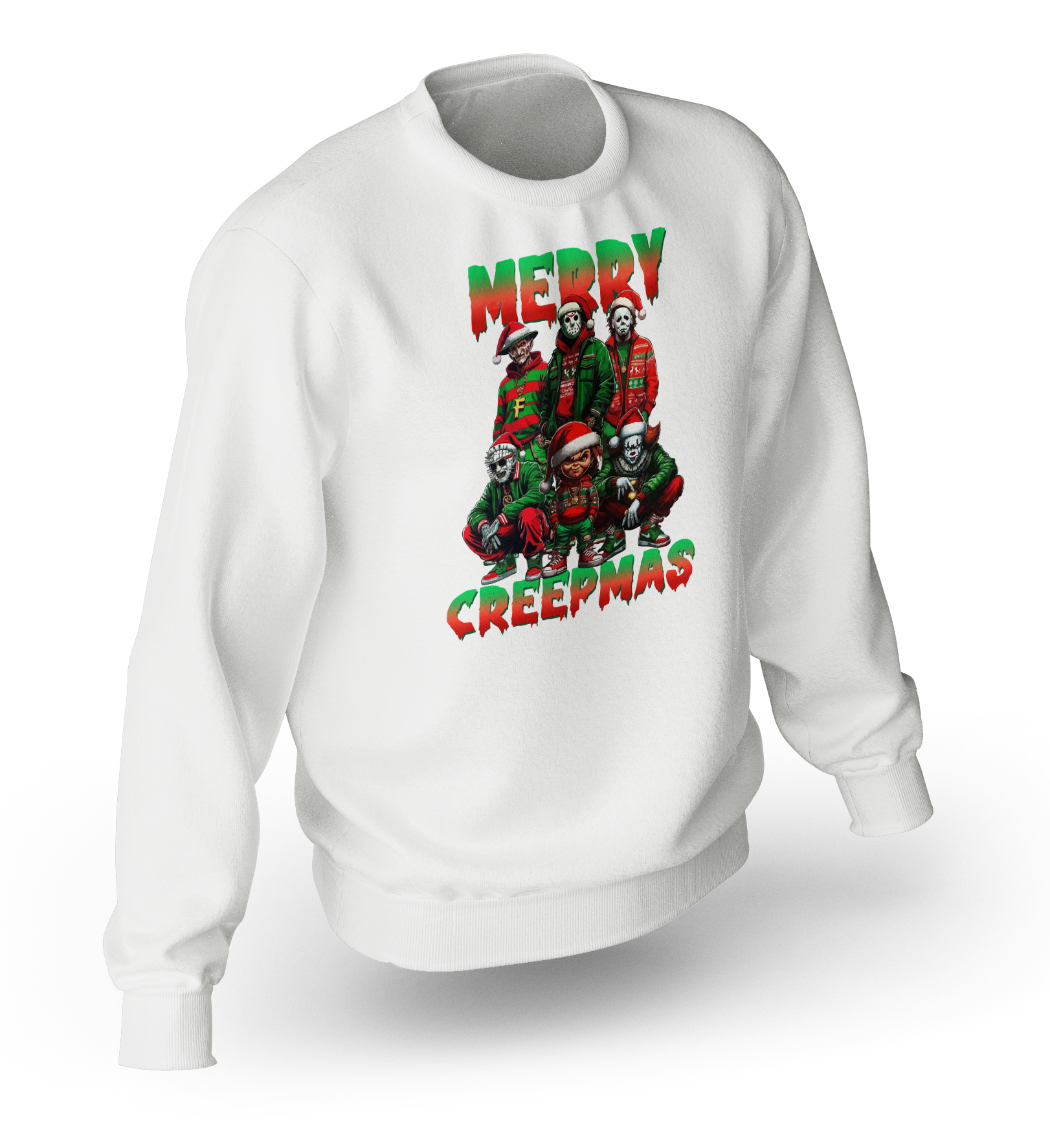 Crewneck/sweat humoristique - Merry creepmas | Komic.ca