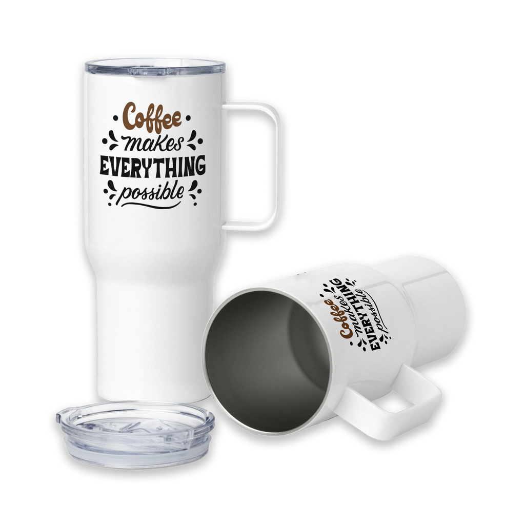 Tasse/Mug Humoristique - Coffee makes everything possible | Komic.ca