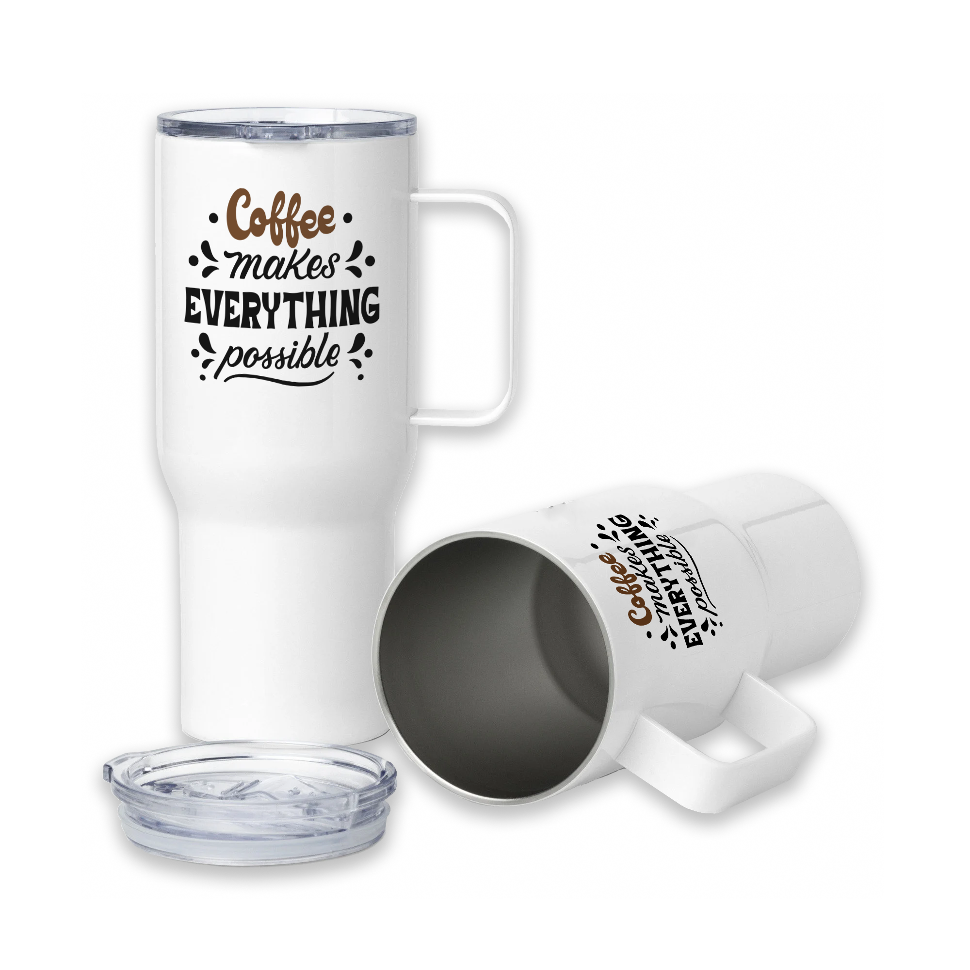 Tasse/Mug Humoristique - Coffee makes everything possible | Komic.ca