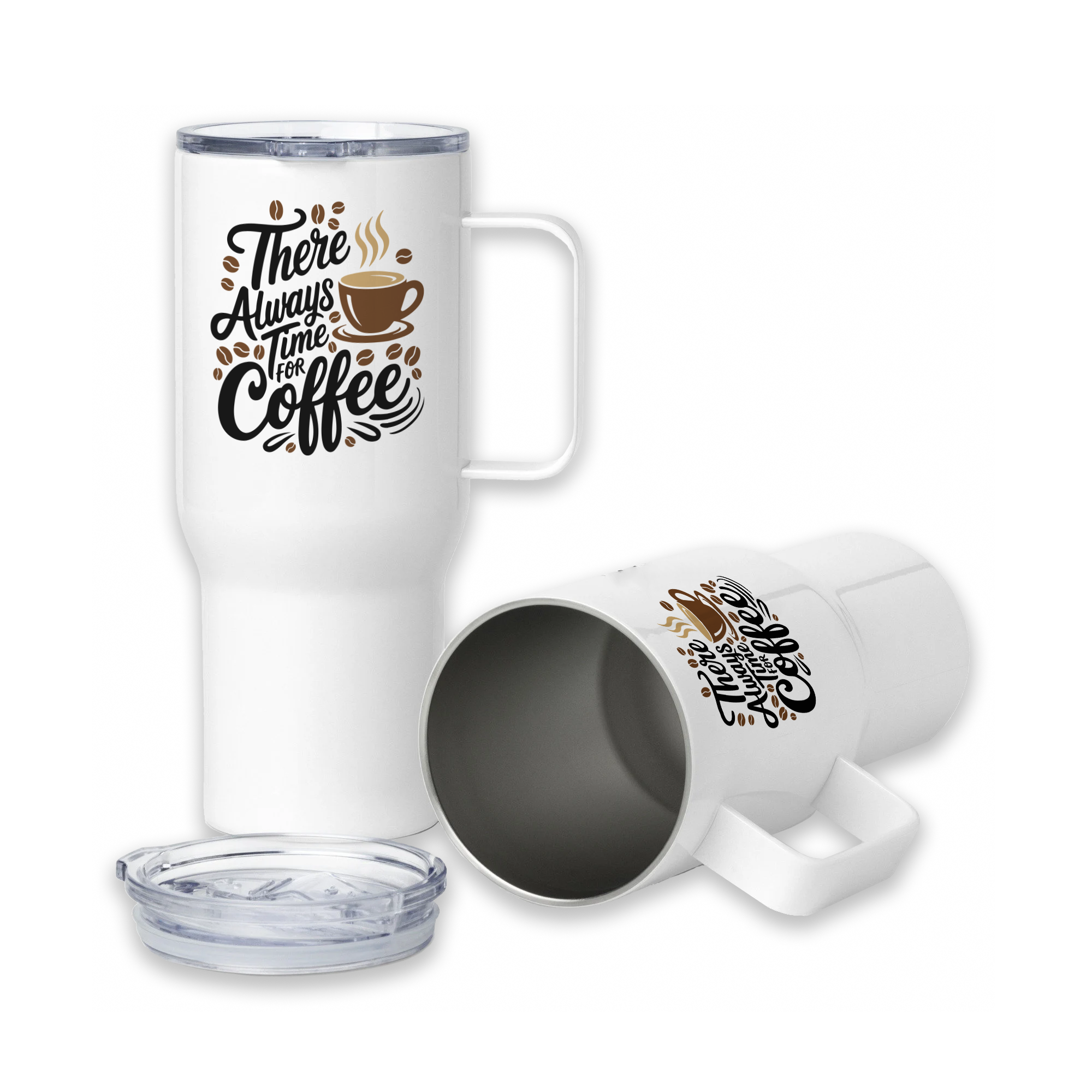 Tasse/Mug Humoristique - There always time for coffee | Komic.ca