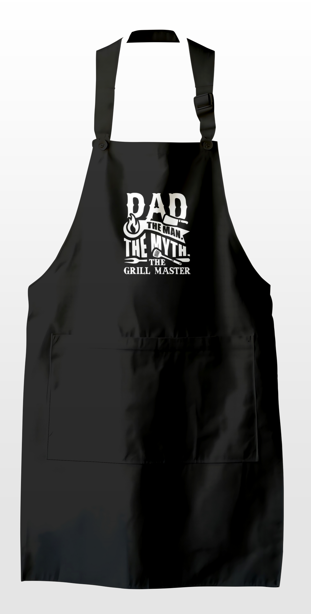 Tablier humoristique - Dad the man, the myth, the grill master | Komic.ca