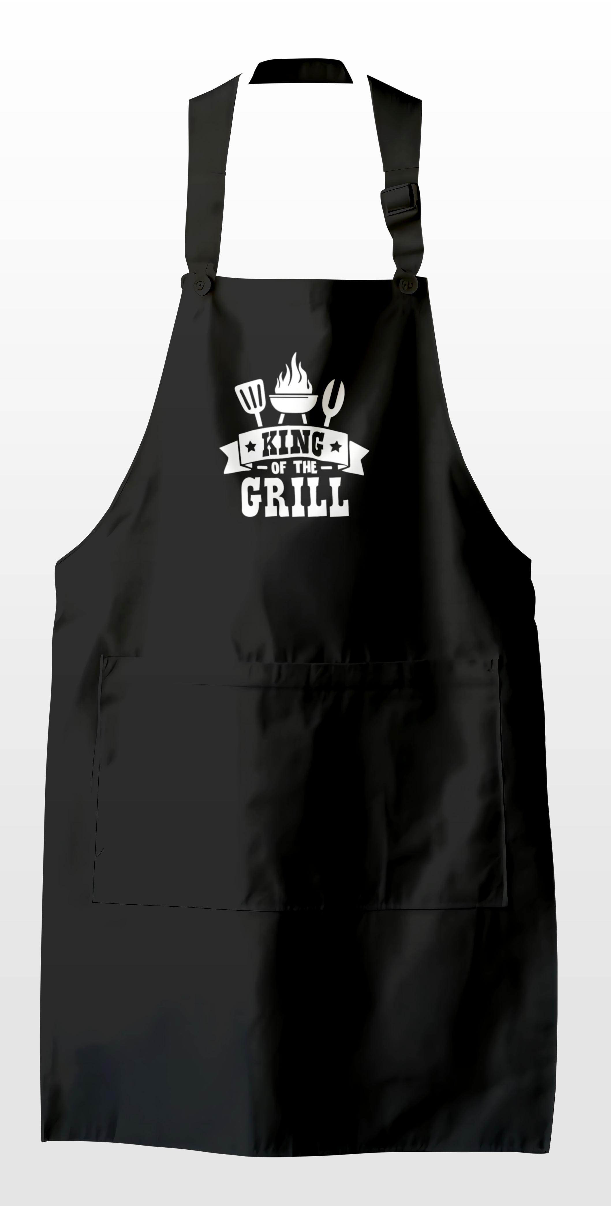 Tablier coton hunoristique - King of the grill | Komic.ca