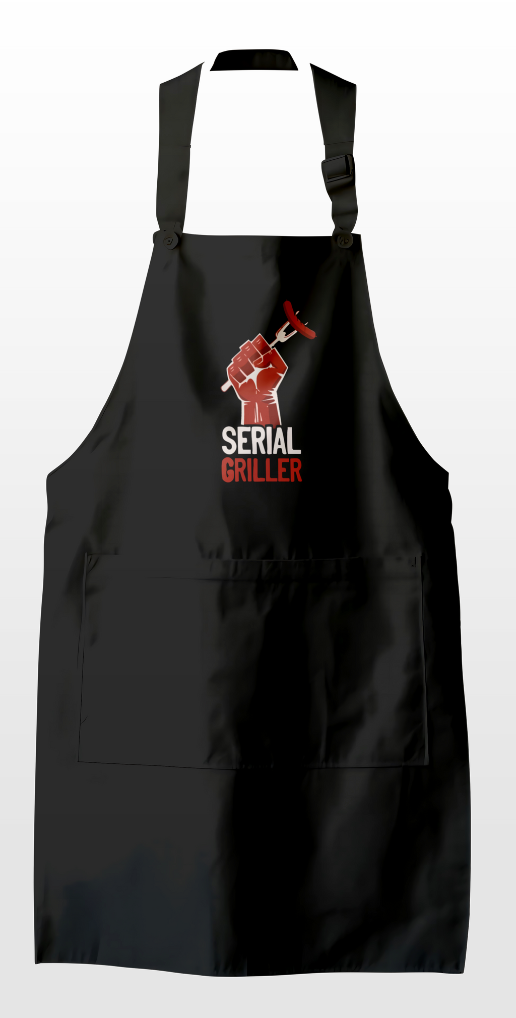 Tablier humoristique - Serial griller | Komic.ca