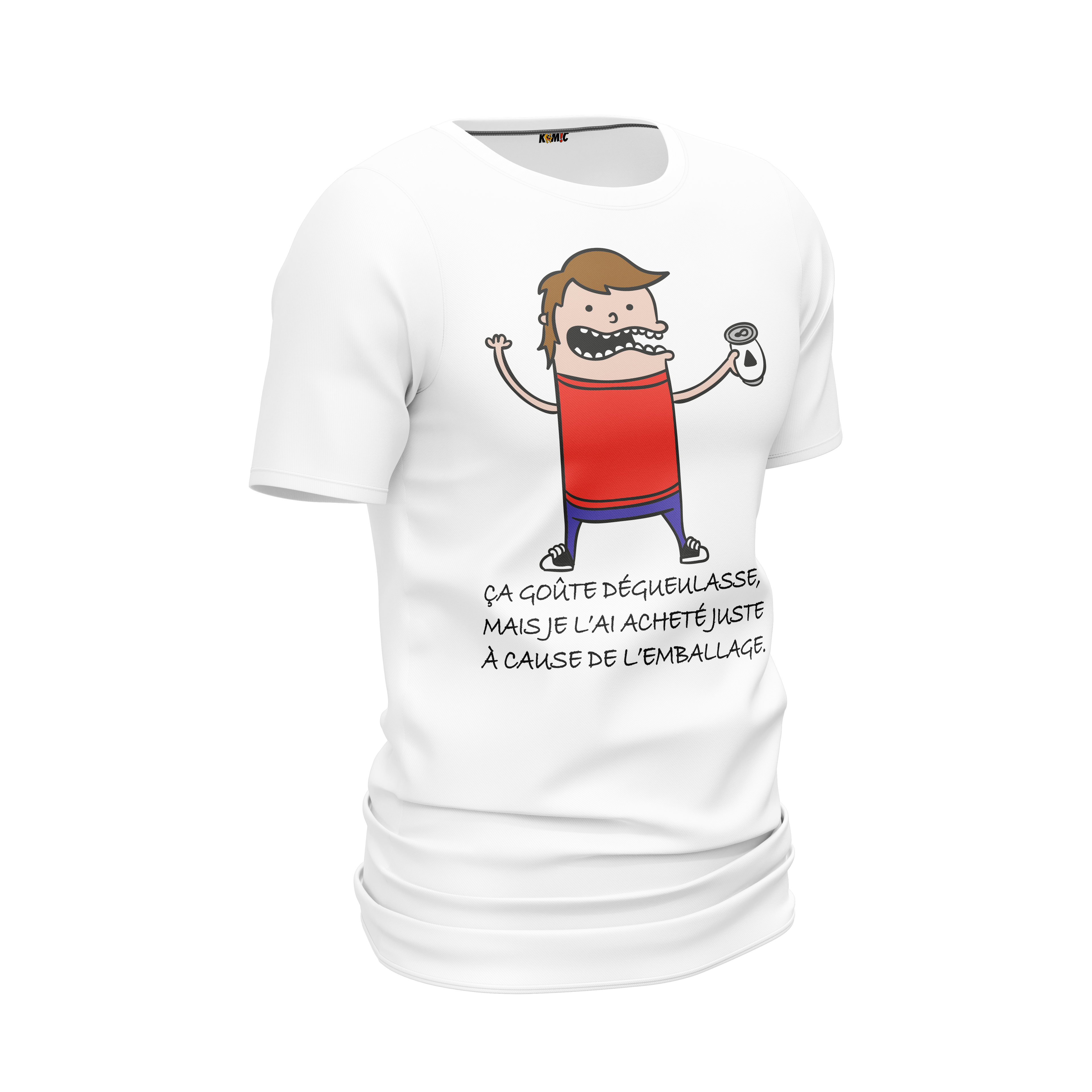 T-shirt humoristique - Ça goûte dégueulasse mais... | Komic