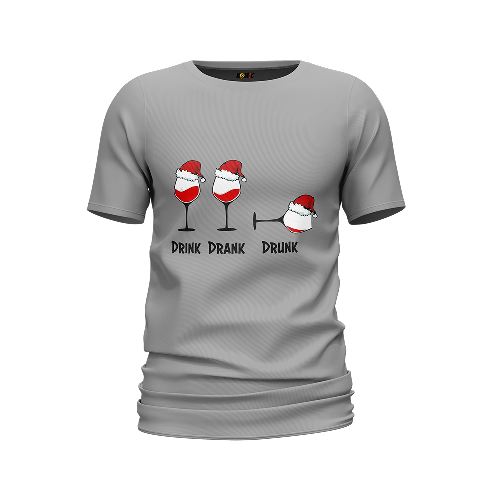 T-Shirt humoristique - Drink, drank, drunk | Komic