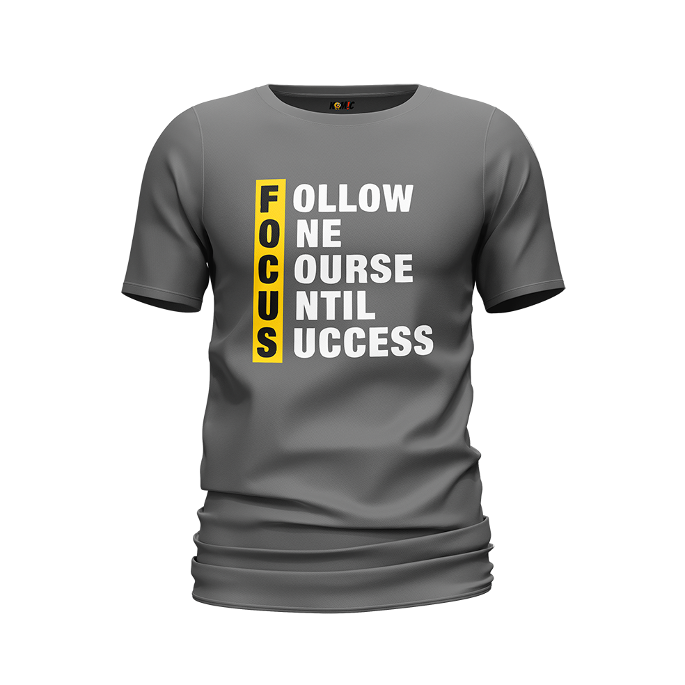 T-Shirt humoristique - Follow one course until success | Komic