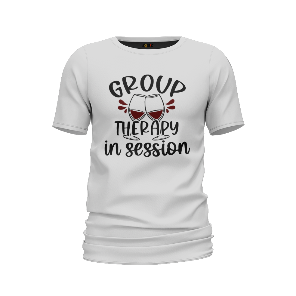 T-Shirt humoristique - Group therapy in session | Komic.ca
