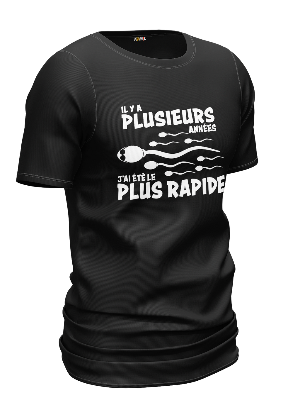 T-Shirt humoristique - Il y a plusieurs années, j'ai été le plus rapide | Komic.ca