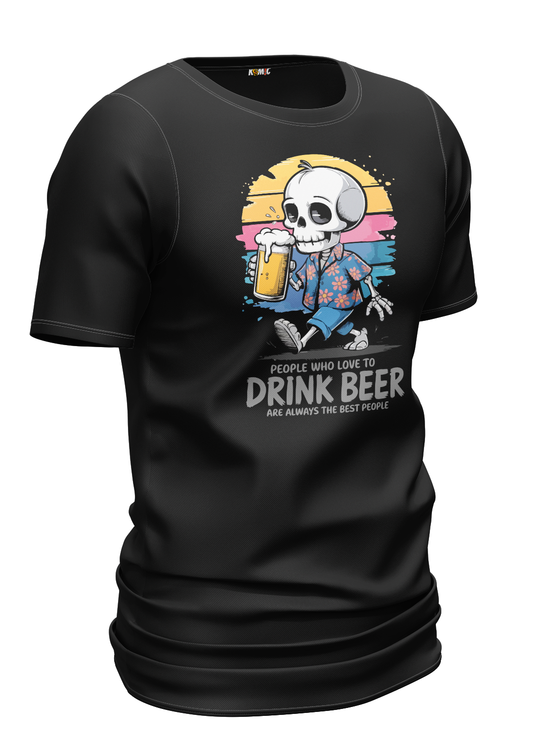 T-Shirt humoristique - People who love to drink beer | Komic.ca