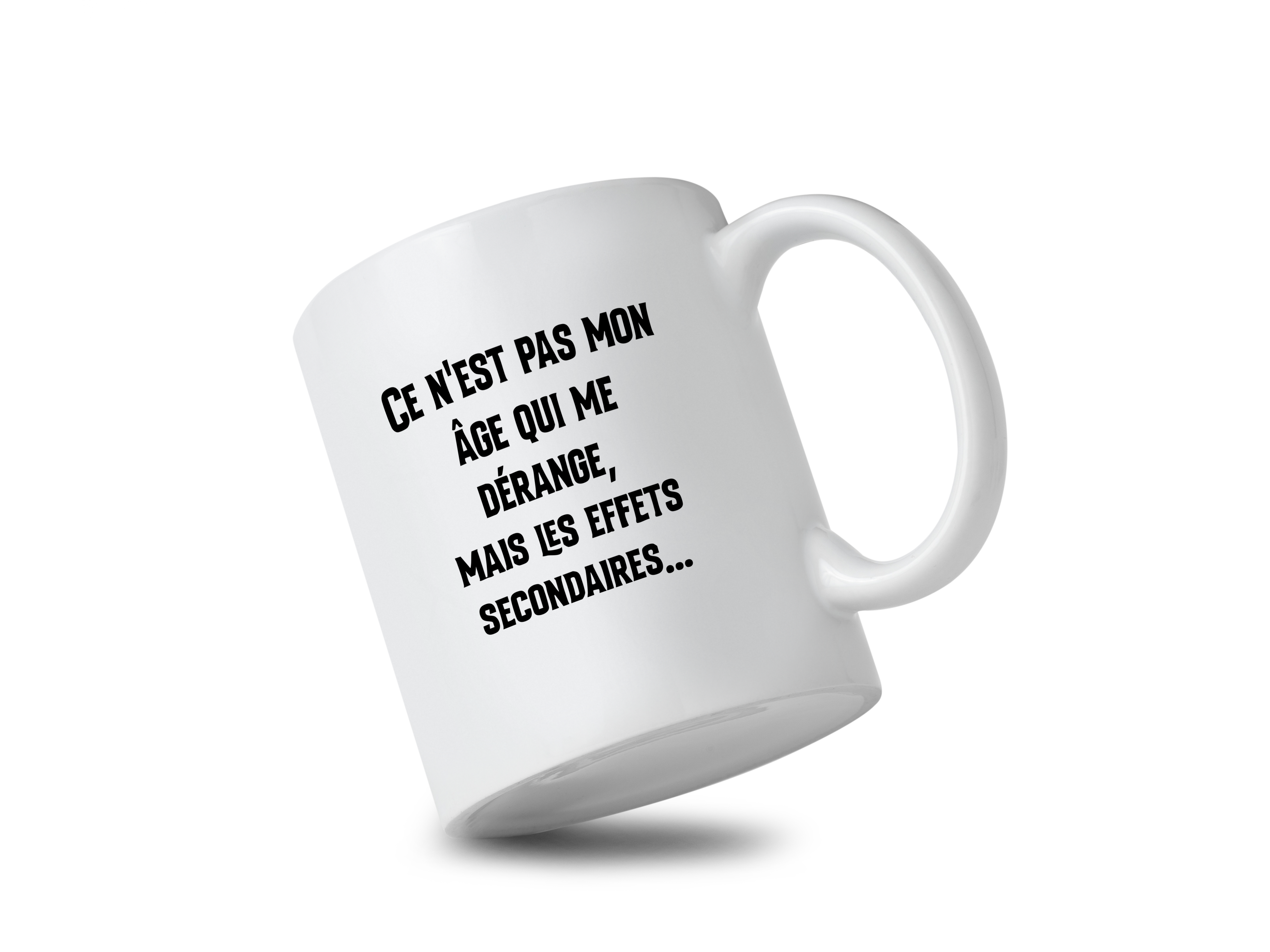 Tasse/mug humoristique - Ce n'est pas mon âge qui me dérange mais | Komic