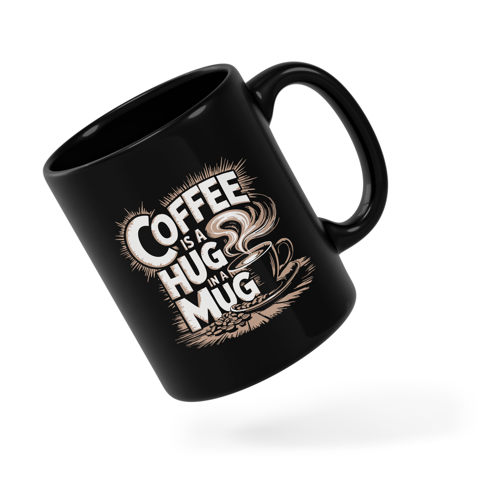 Tasse/mug humoristique - Coffee is a hug in a mug | Komic