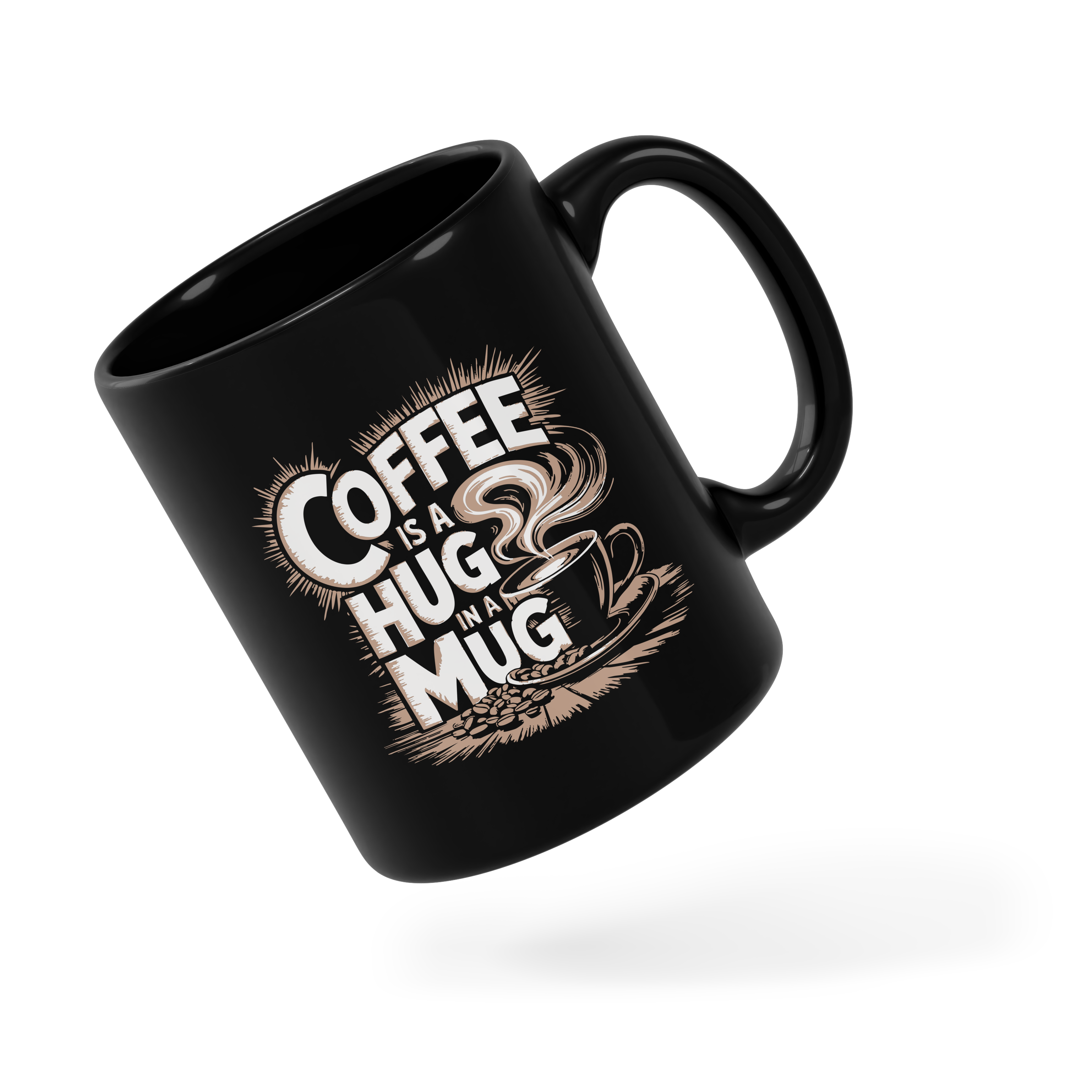 Tasse/mug humoristique - Coffee is a hug in a mug | Komic