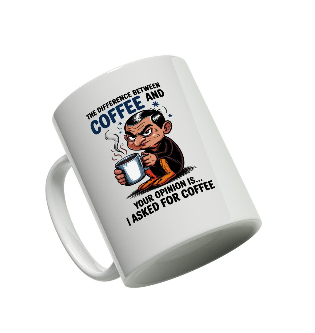 Tasse/Mug humoristique - The difference between coffee and | Komic.ca