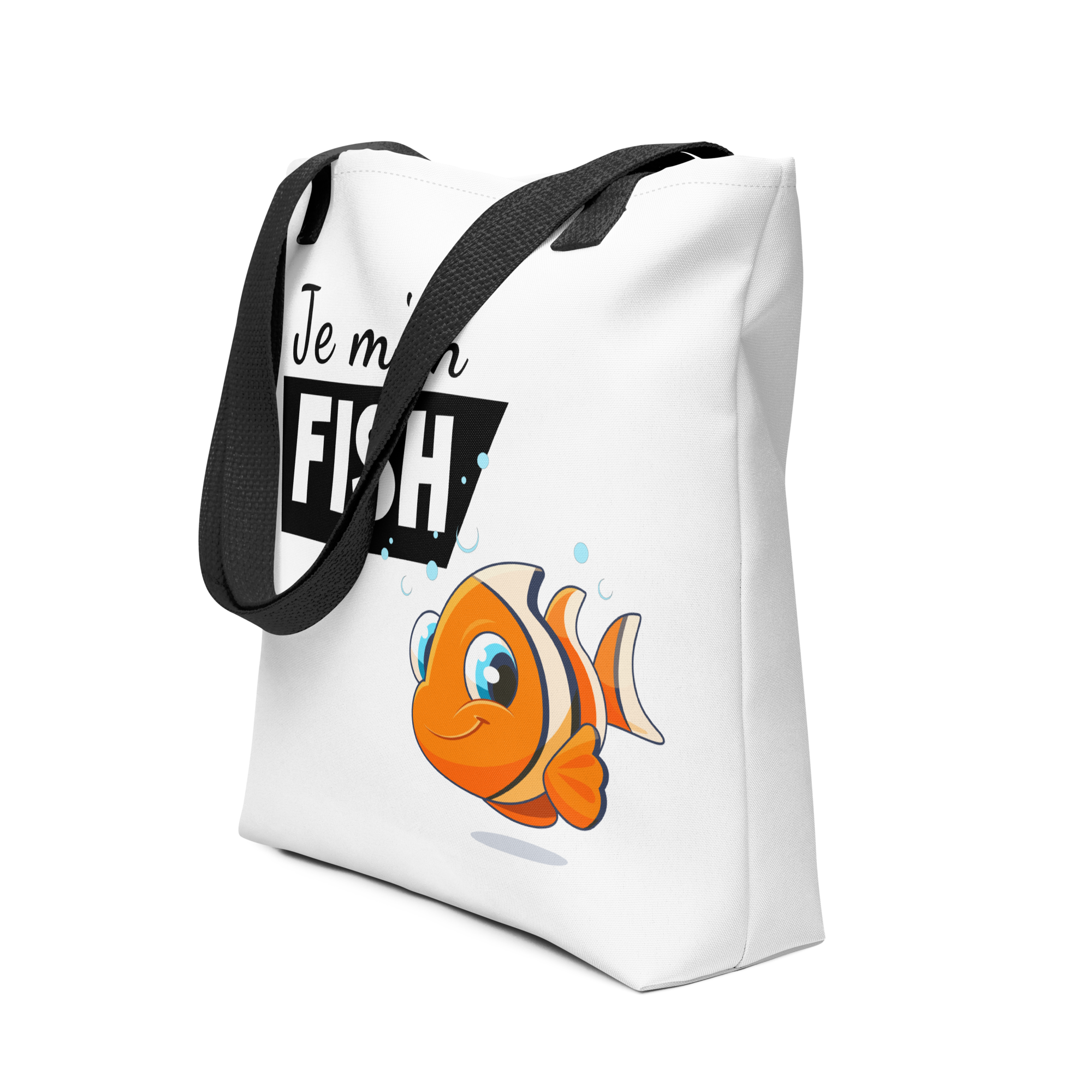 Tote bag humoristique - Je m'en FISH - | Komic