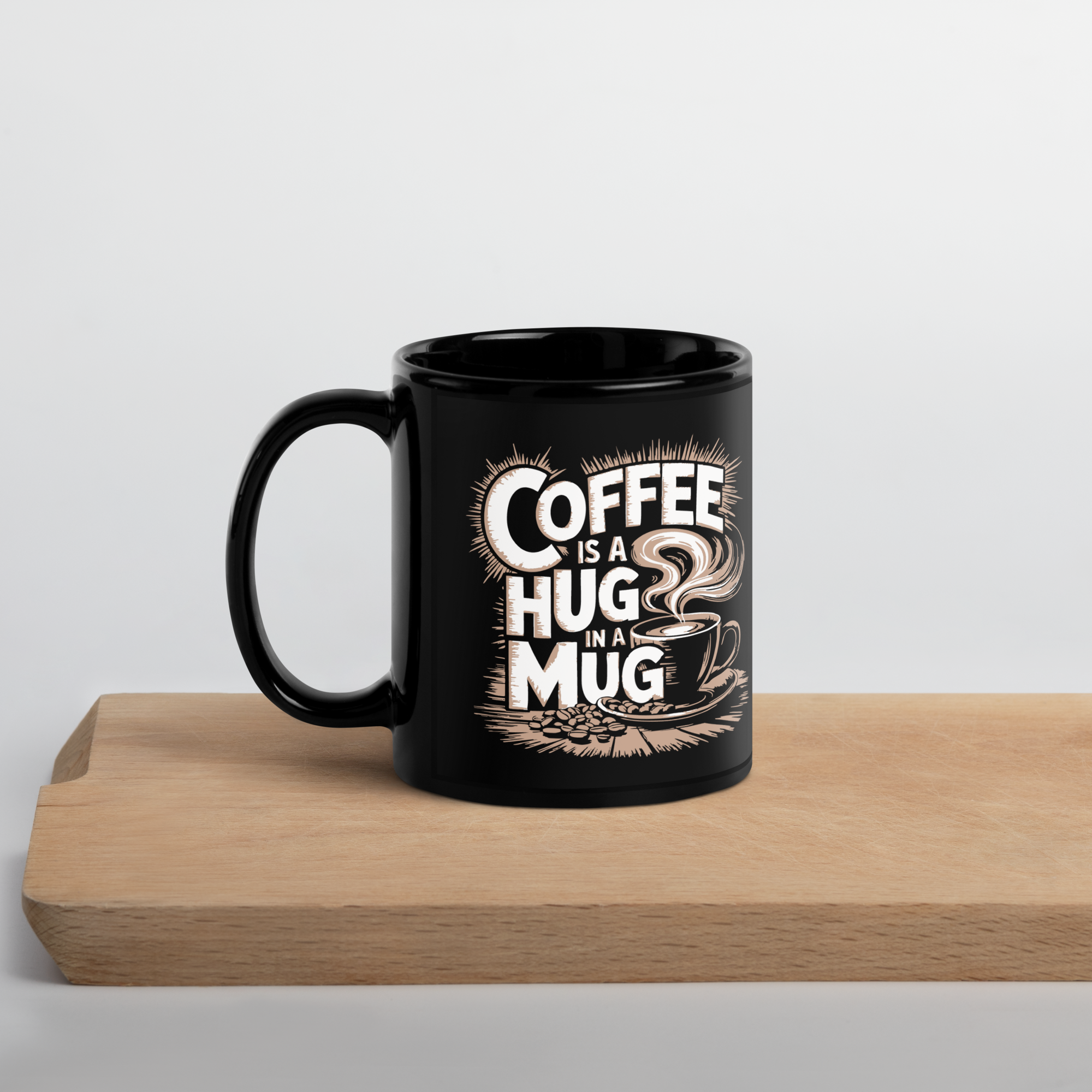 Tasse/mug humoristique - Coffee is a hug in a mug | Komic