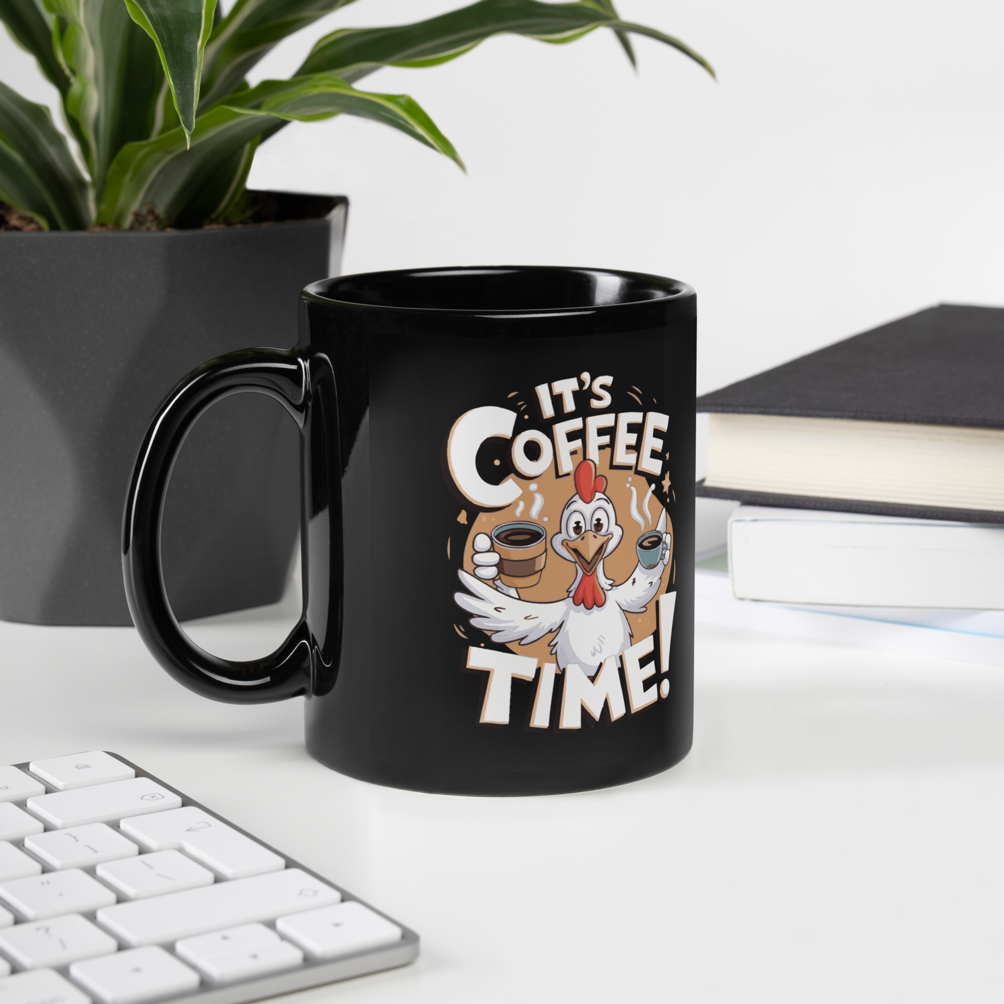 Tasse/mug humoristique - It' coffee time| Komic