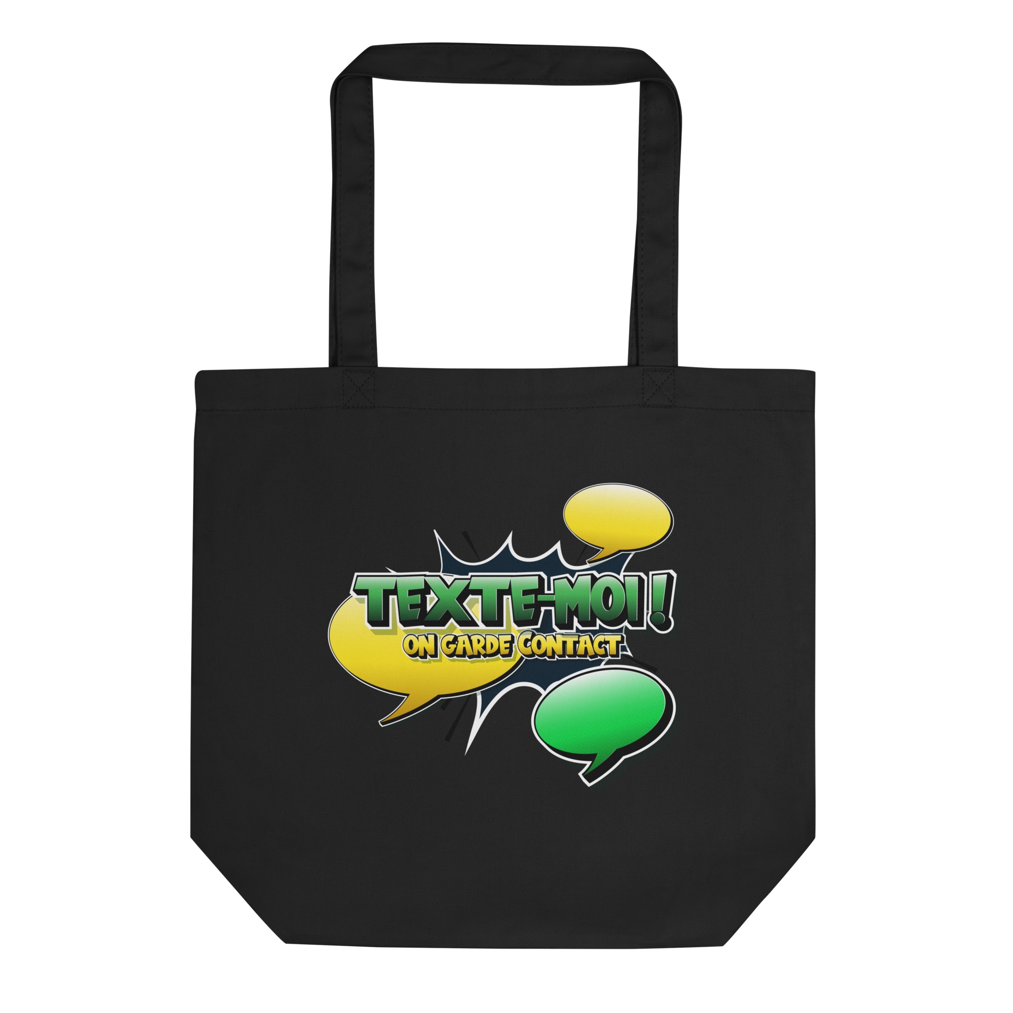 Tote bag bio humoristique - Texte-moi on garde contact | Komic