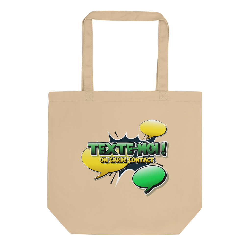 Tote bag bio humoristique - Texte-moi on garde contact | Komic