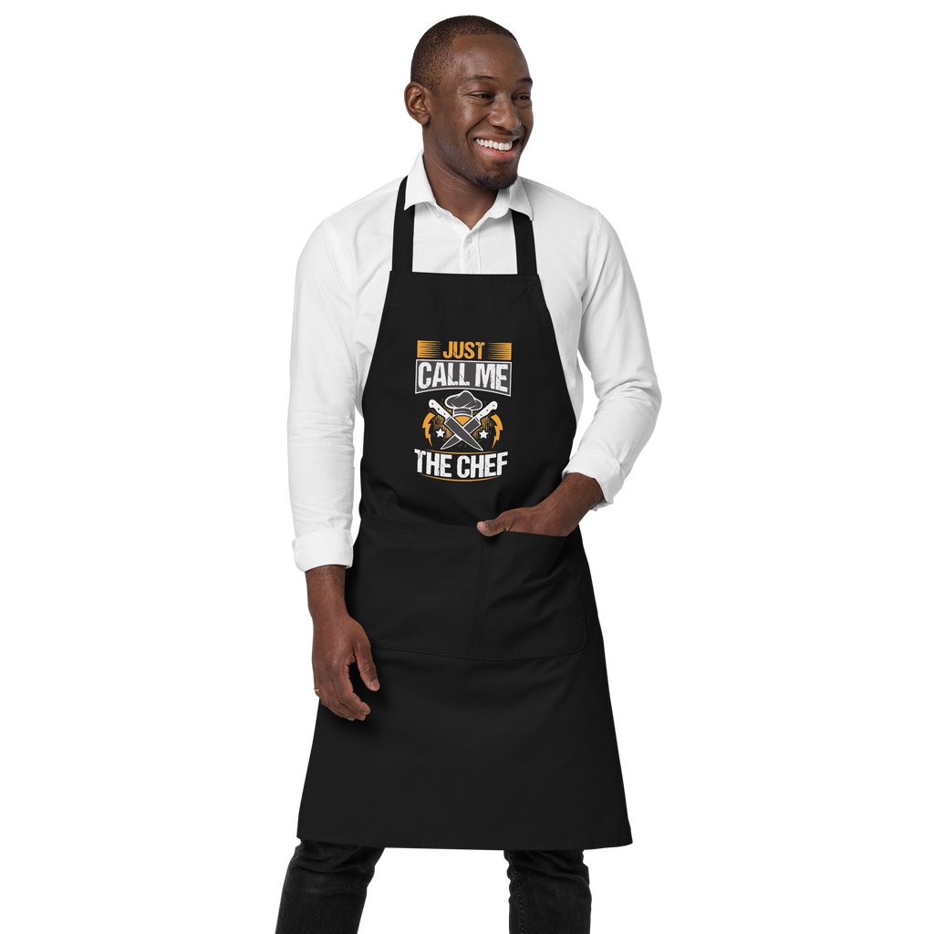 Tablier humoristique - Just call me the chef | Komic.ca