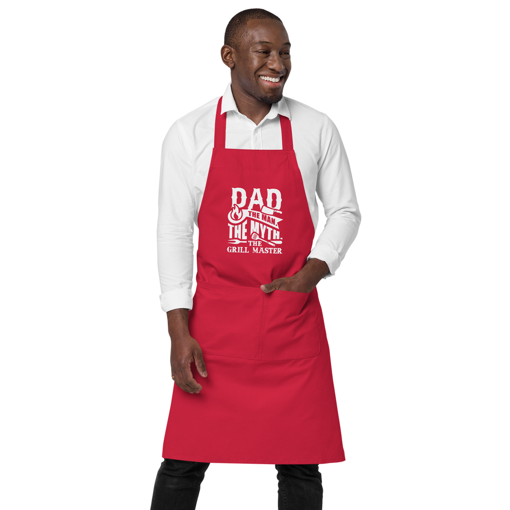 Tablier humoristique - Dad the man, the myth, the grill master | Komic.ca