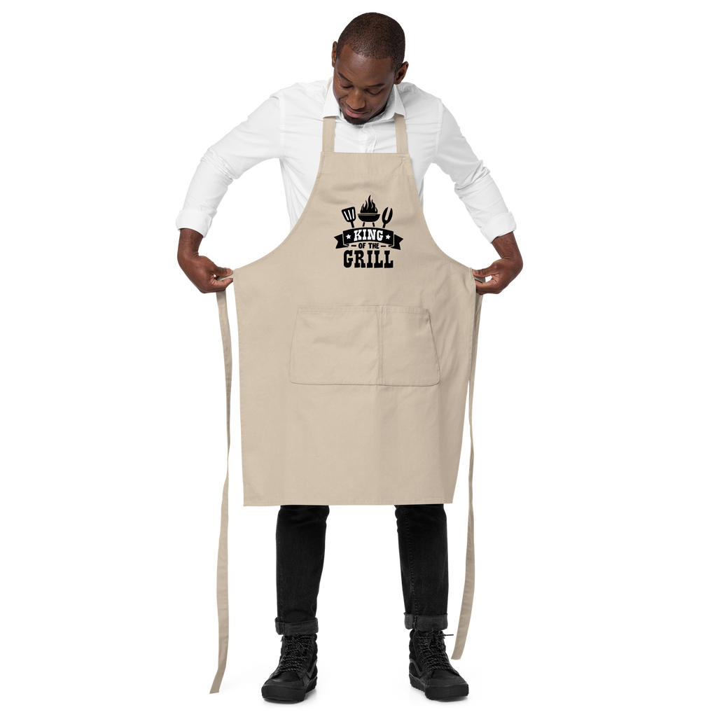 Tablier coton humoristique - King of the grill | Komic