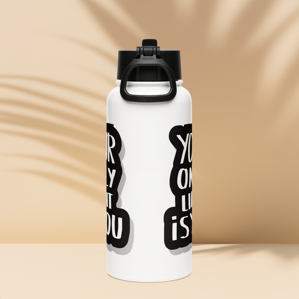 Bouteille d'eau humoristique - Your only limit is you | Komic.ca