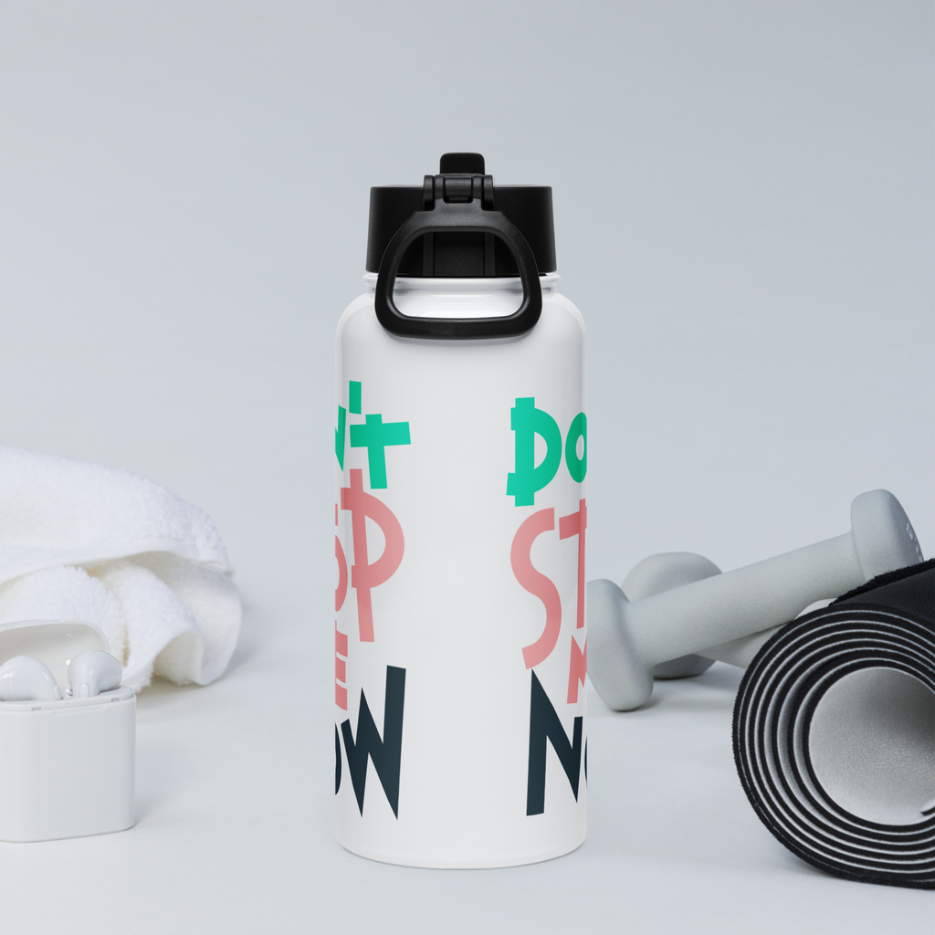 Bouteille d'eau humoristique - Don't stop me now | Komic.ca