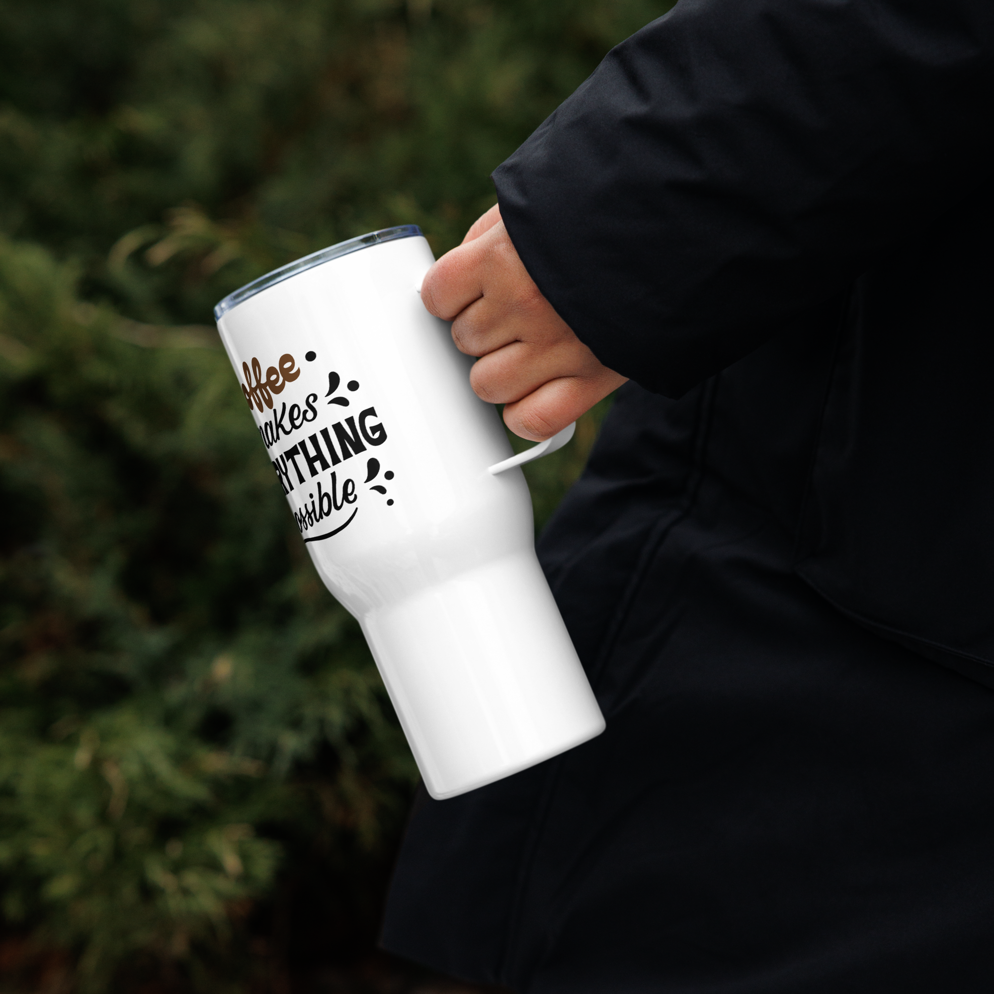 Tasse/Mug Humoristique - Coffee makes everything possible | Komic.ca