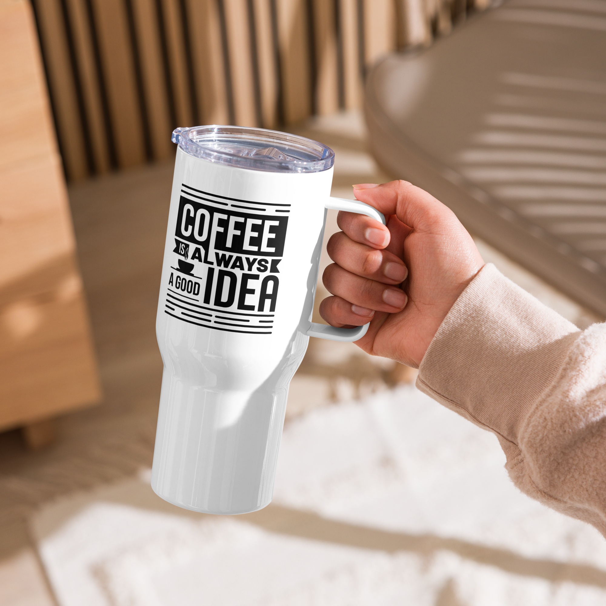 Tasse/Mug Humoristique - Coffee is always a good idea | Komic.ca