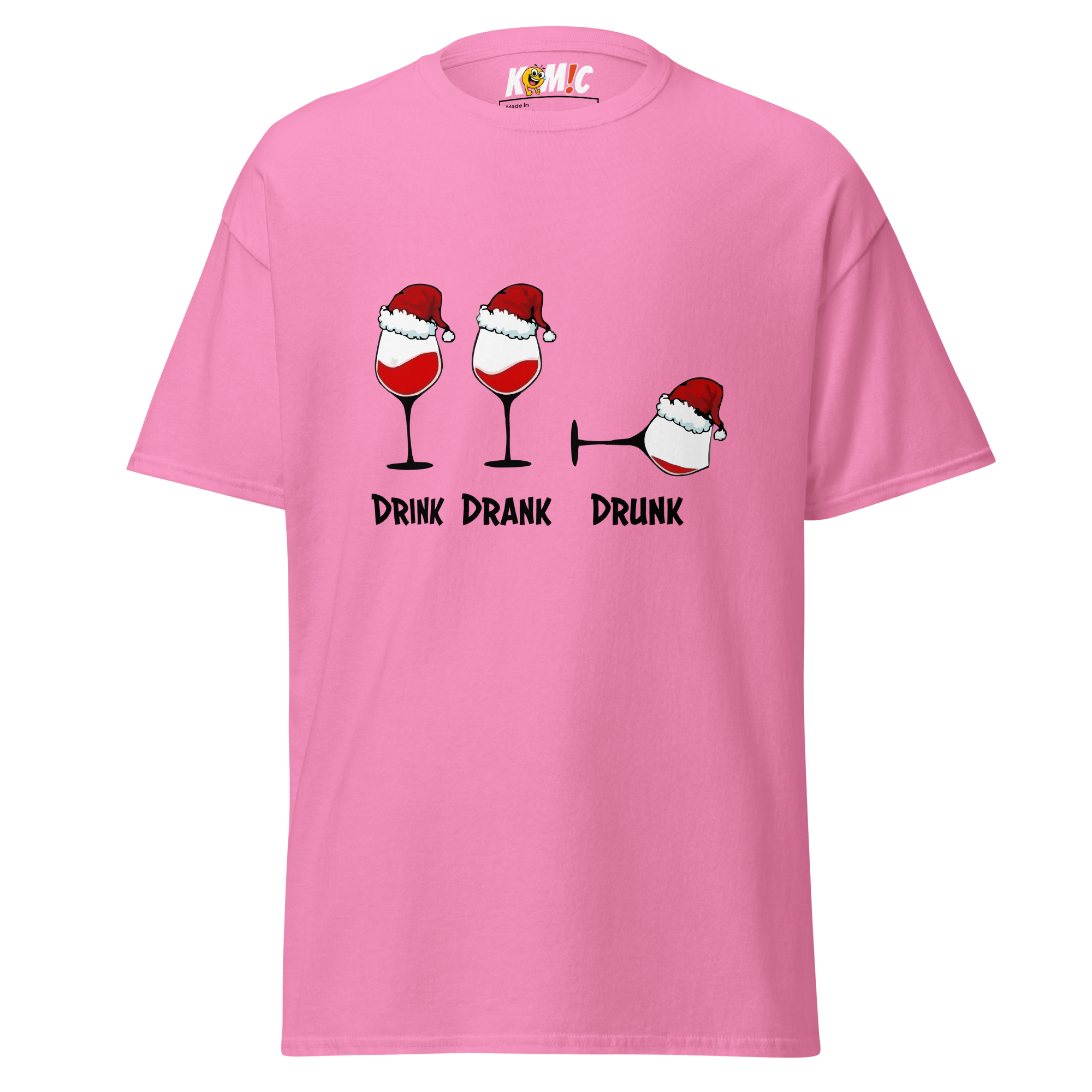 T-Shirt humoristique - Drink, drank, drunk | Komic