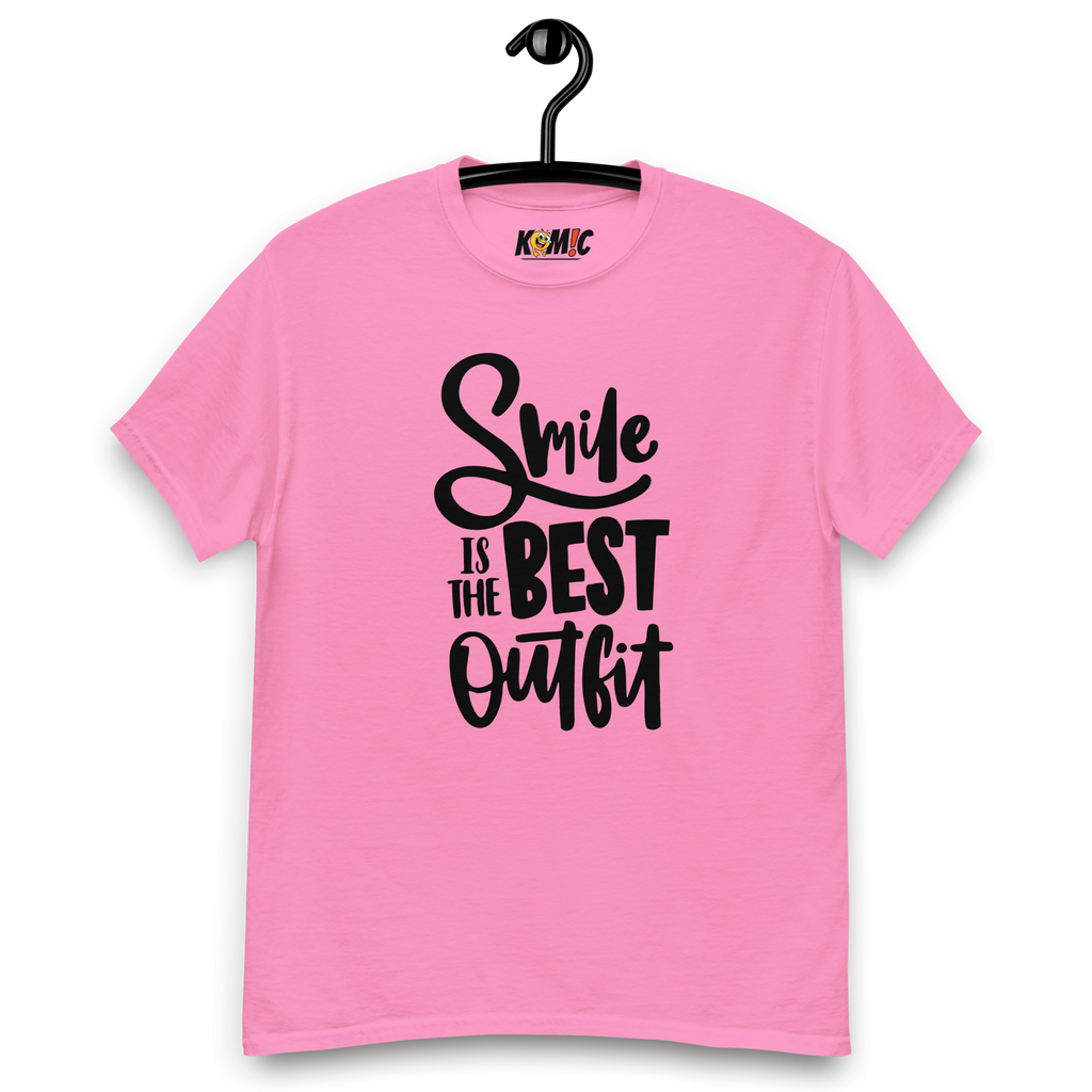 T-Shirt humoristique - Smile is the best outfit | Komic