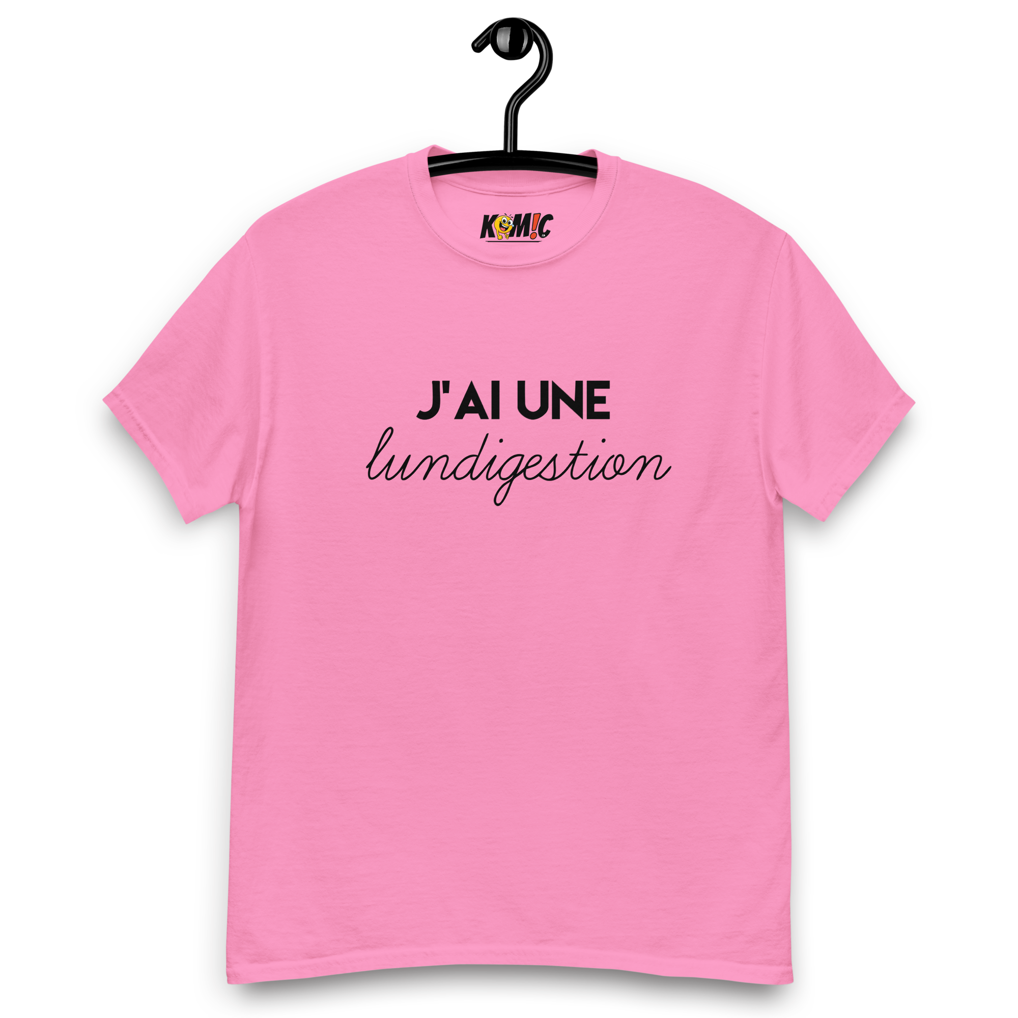 T-Shirt humoristique - J'ai une lundigestion | Komic.ca