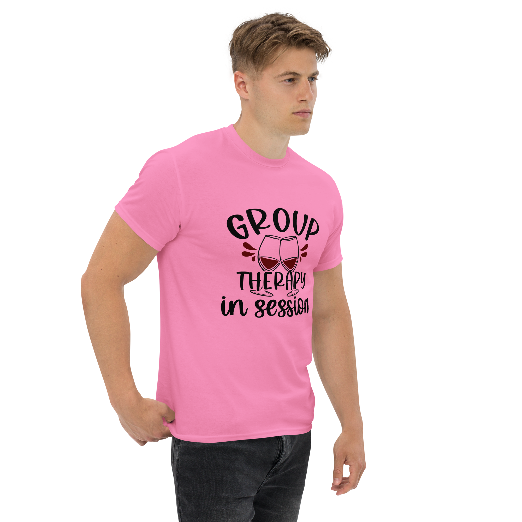 T-Shirt humoristique - Group therapy in session | Komic.ca