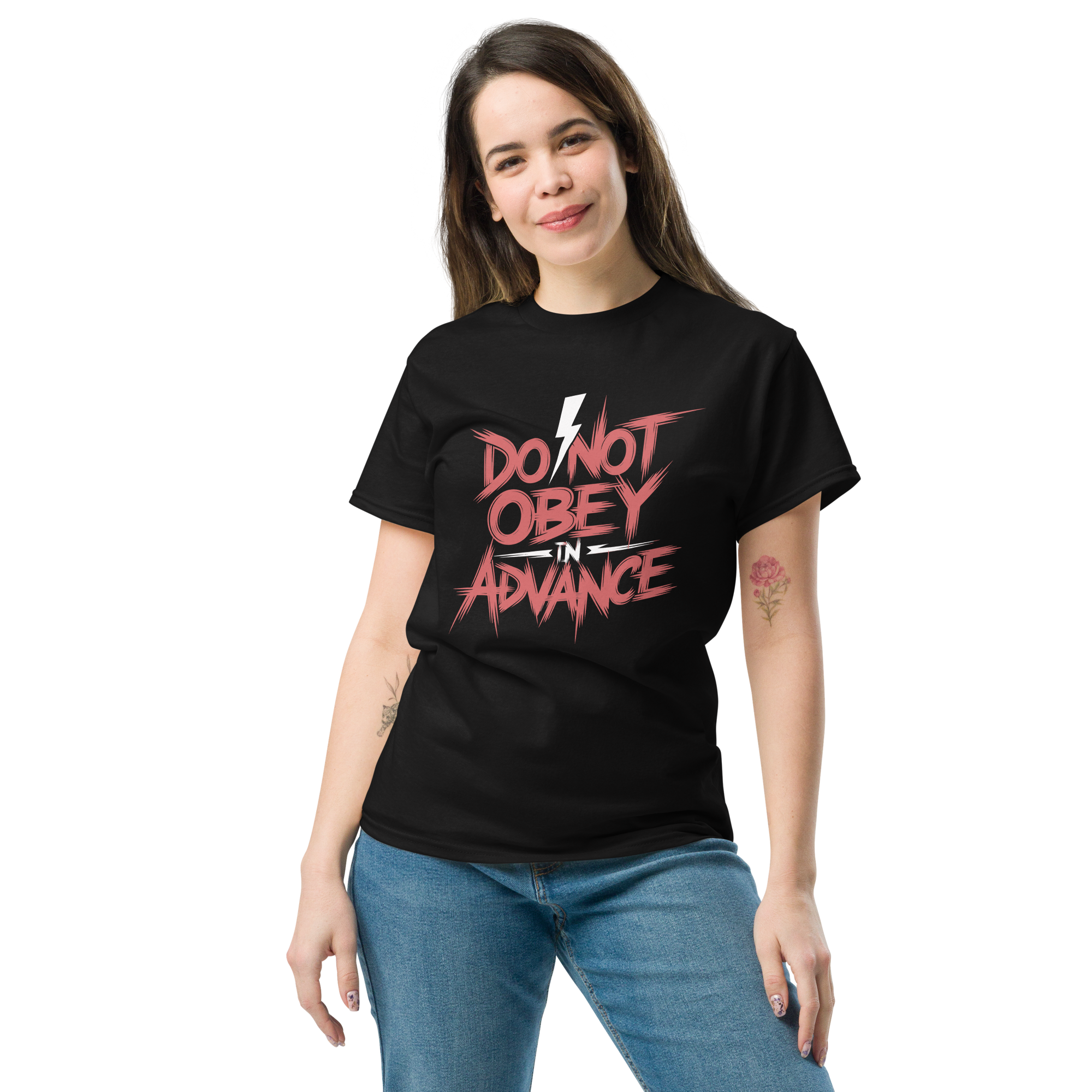 T-shirt humoristique - Do not obey in advance | Komic
