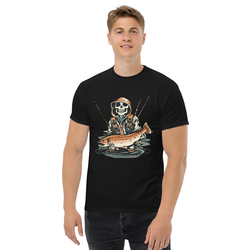 T-Shirt humoristique - Skull fishing | Komic.ca
