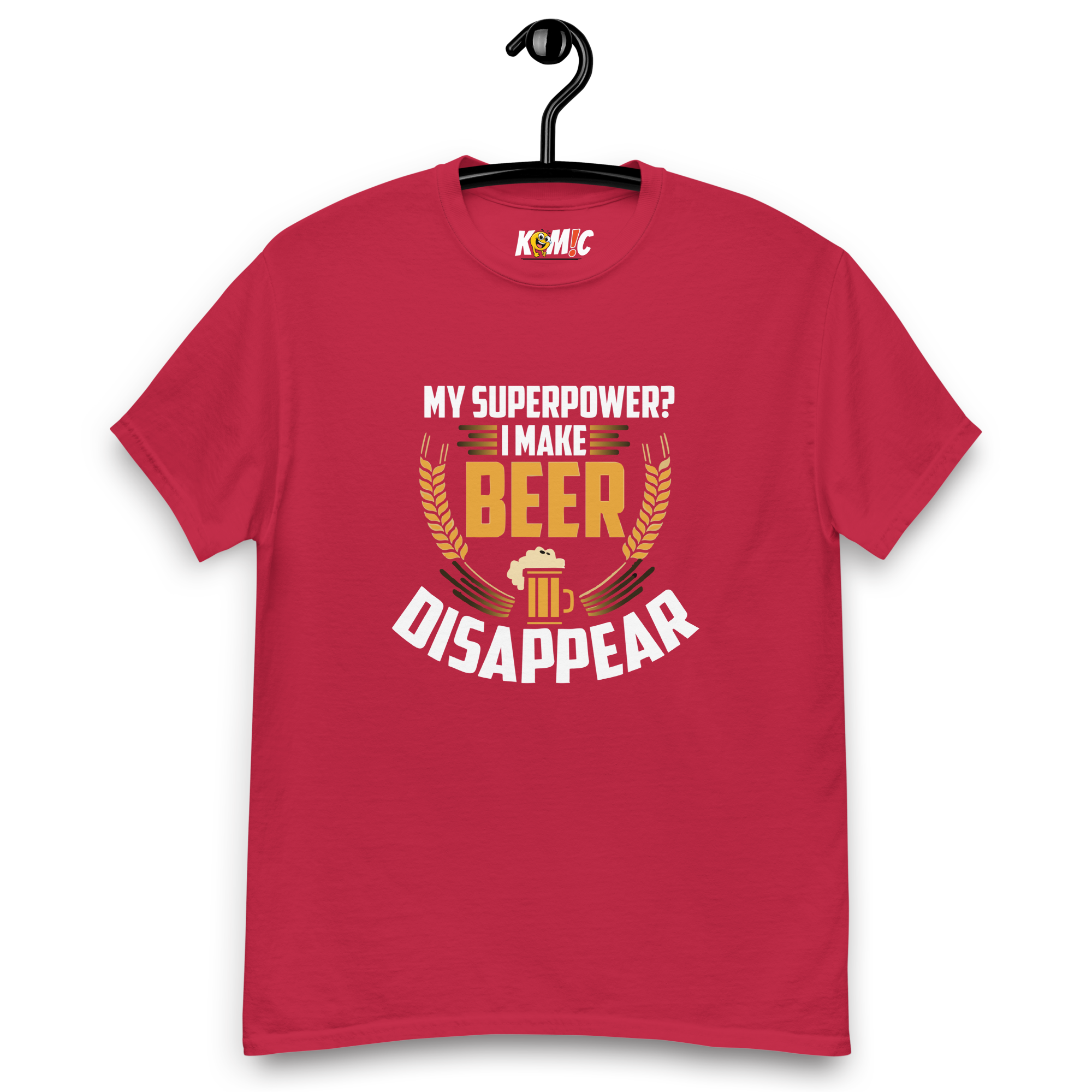 T-Shirt humoristique - My superpower, i make beer disappear | Komic.ca