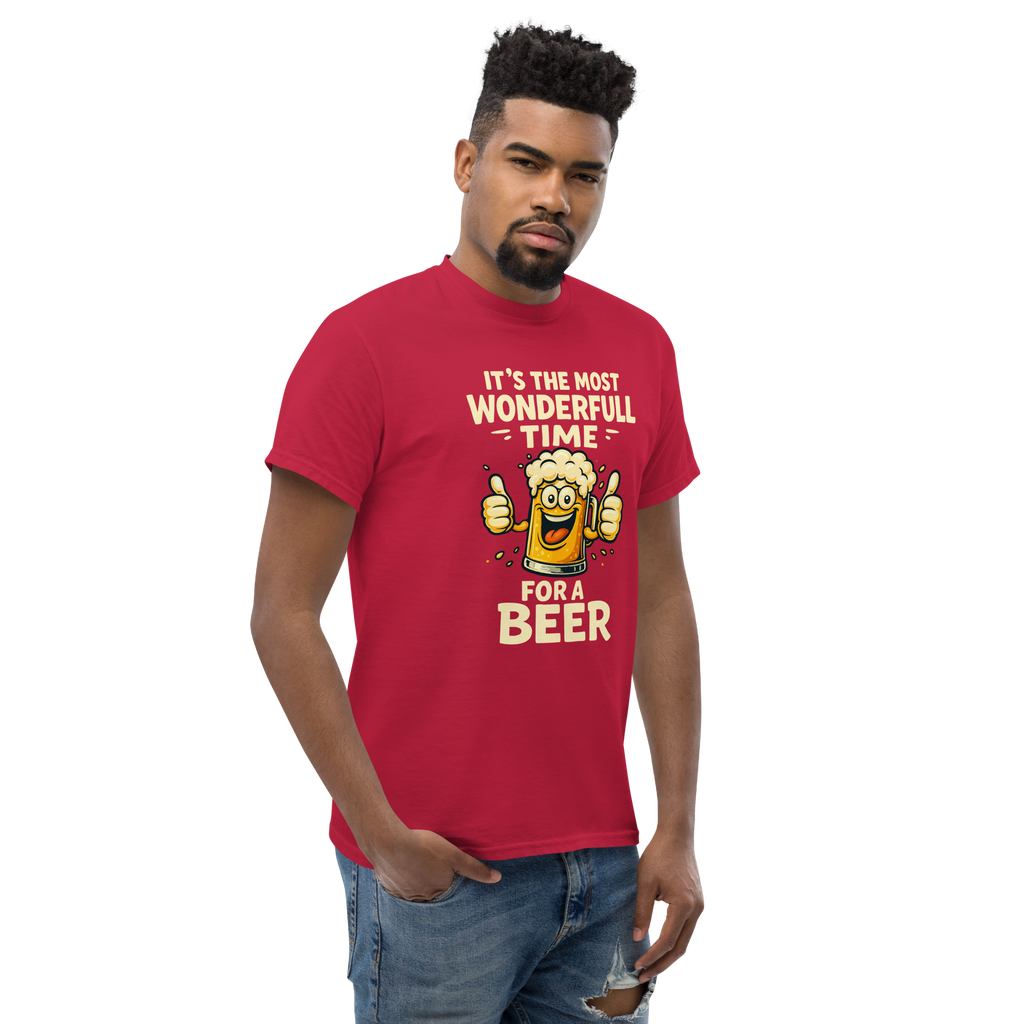 T-Shirt humour - It's the most wonderfull time for a beer | Komic.ca