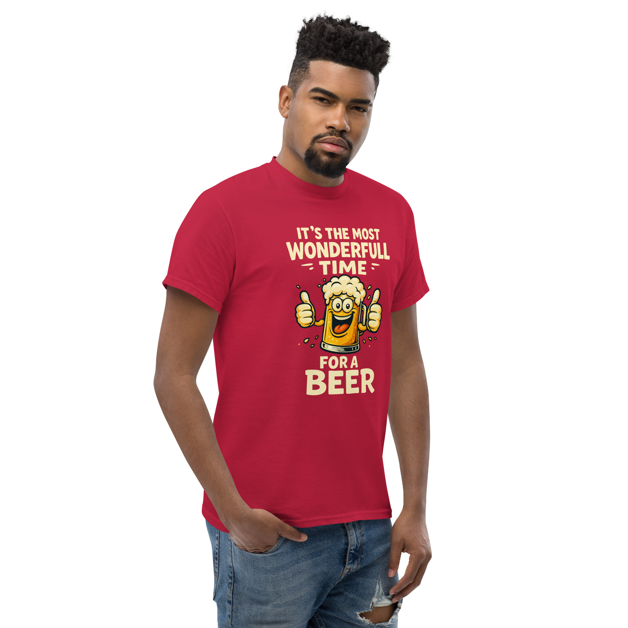 T-Shirt humour - It's the most wonderfull time for a beer | Komic.ca