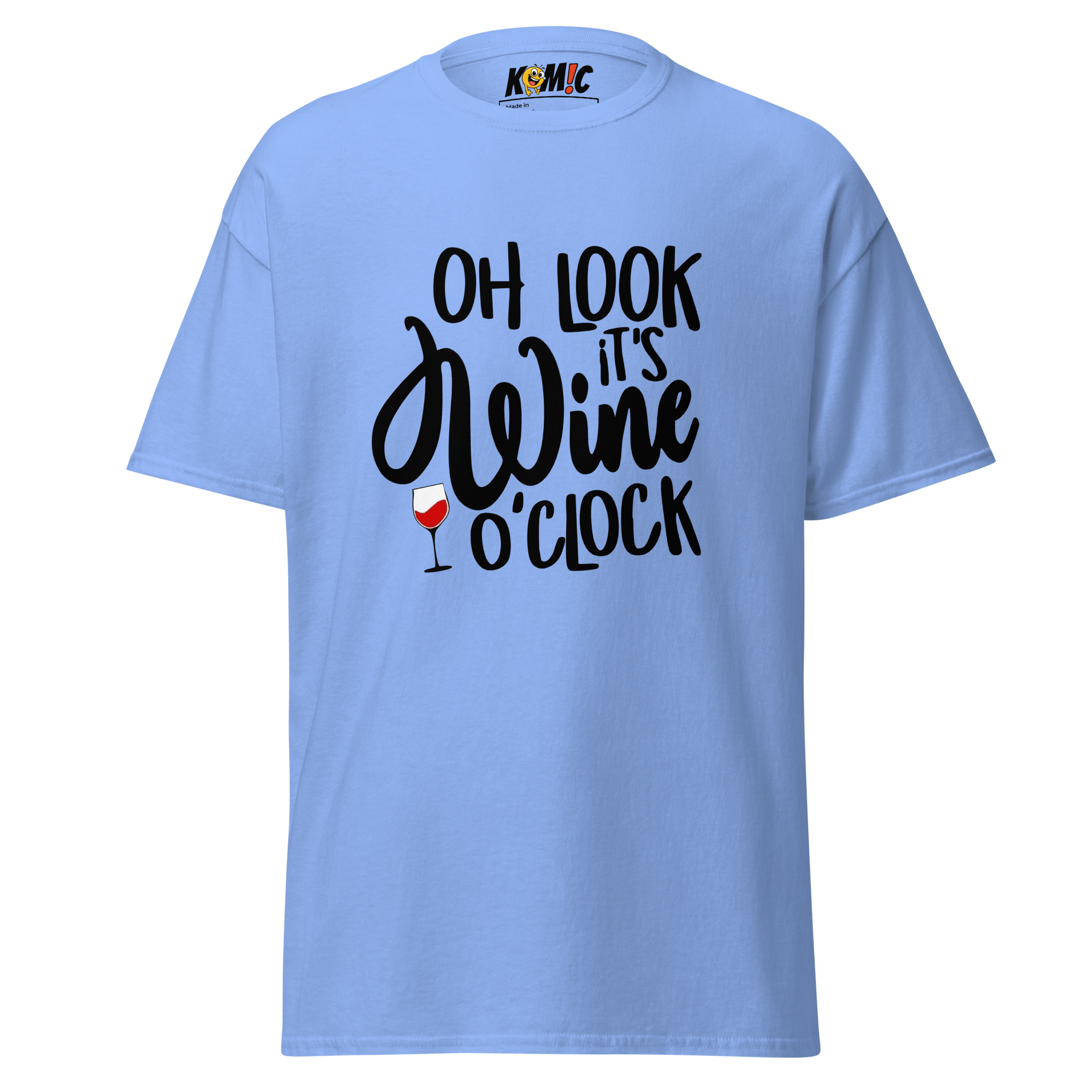 T-Shirt humoristique - Oh look, it's WINE o'clock | Komic