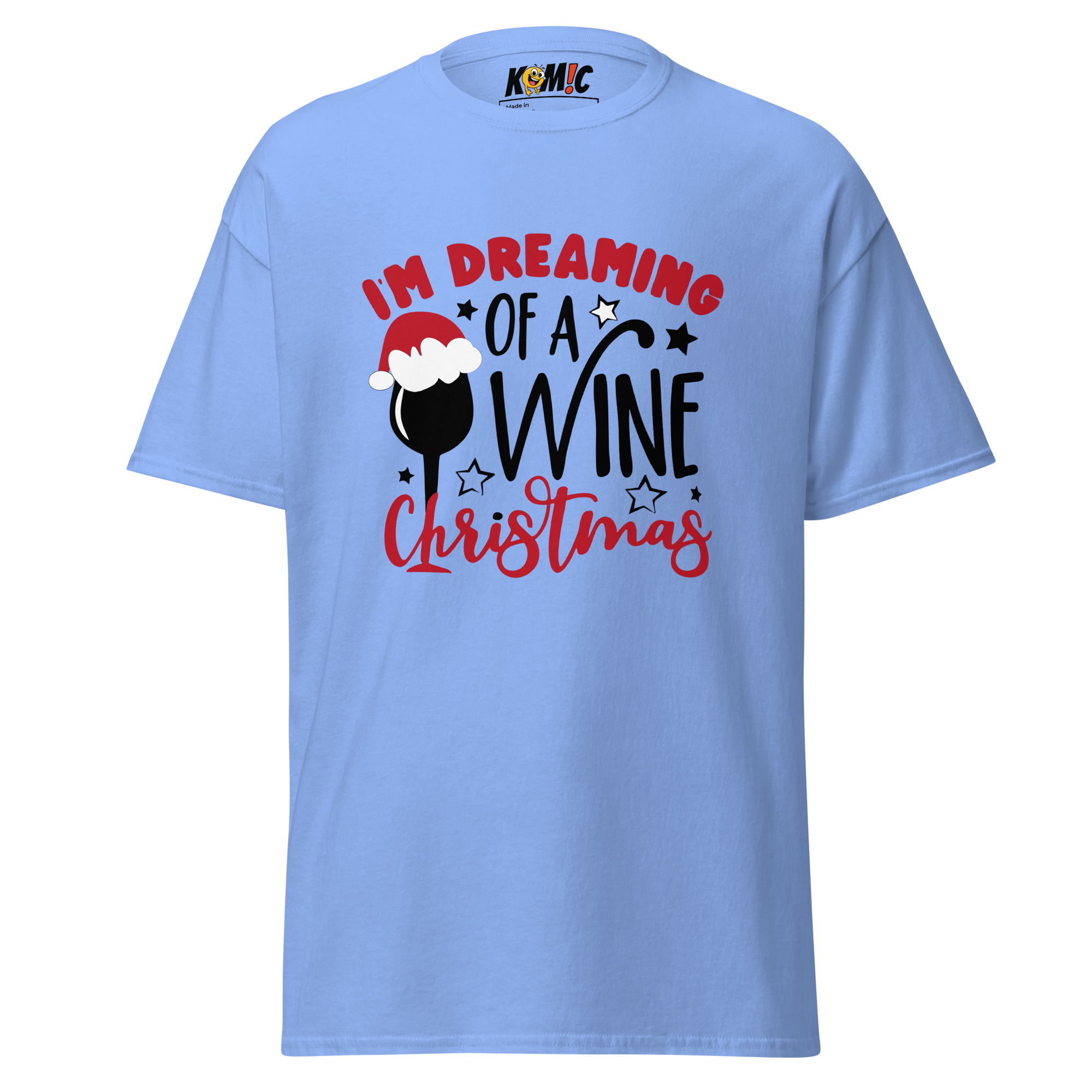 T-Shirt humoristique - I dreaming of a wine christmas | Komic