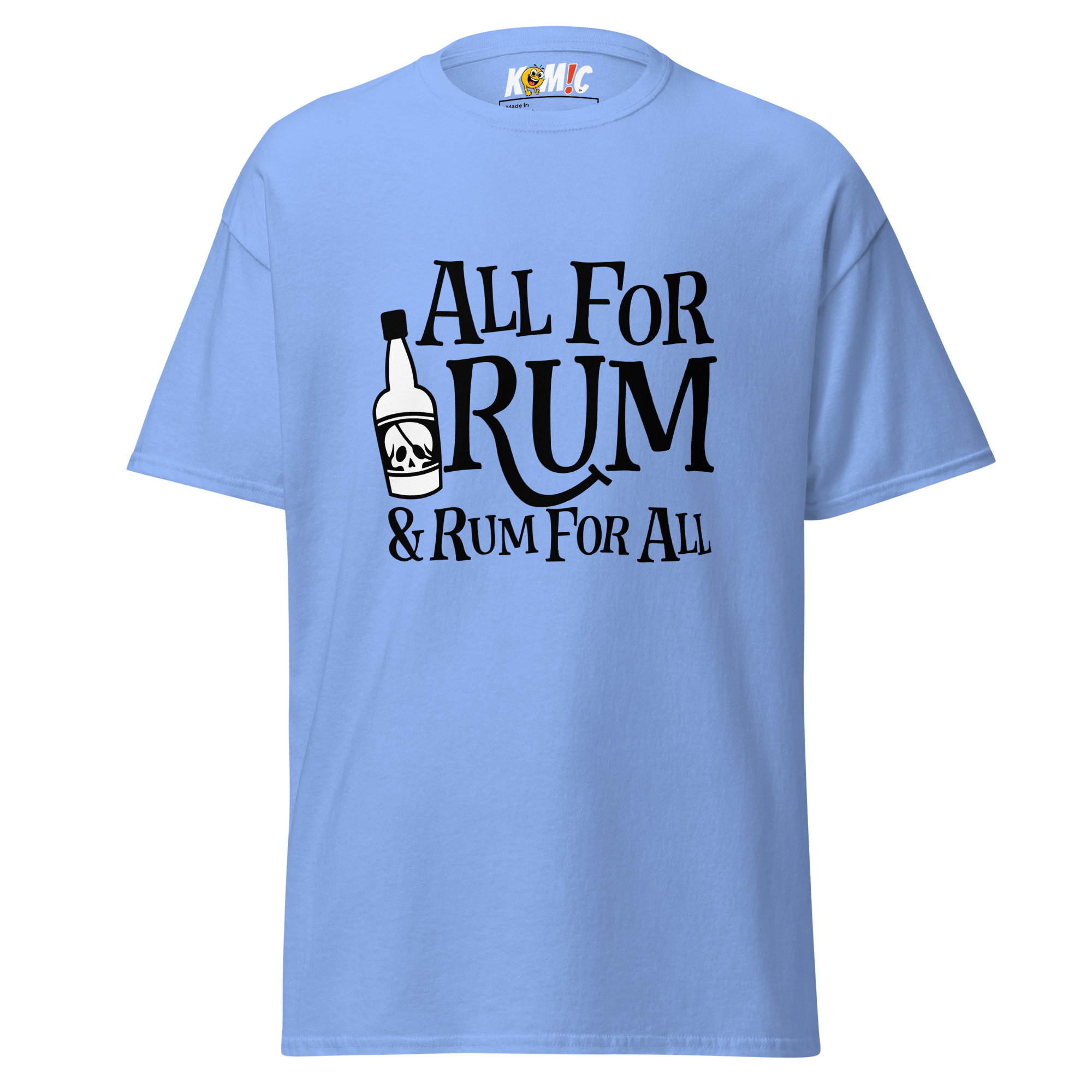 T-Shirt humoristique - All for rum & rum for all | Komic.ca